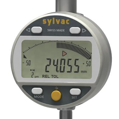 SYLVAC Digital mätklocka S_DIAL WORK ANALOG 25 x 0,001 mm IP54 (805.5507)
